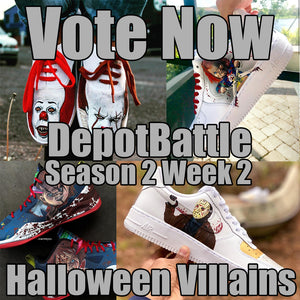 Best Halloween Villian Custom Sneakers DepotBattle Season 2 Week 2. Vote TODAY! Give Away ALERT