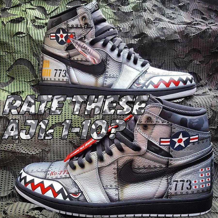 Rate these Camo Nike Air Jordans 1-10
